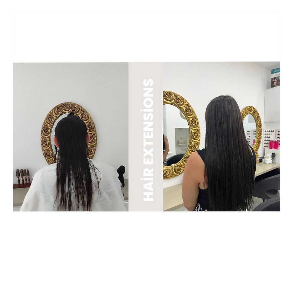 Om du letar efter hårförlängningar i Kuşadası erbjuder vi olika hårförlängningstekniker som Tape-in, Micro-Bonded, Weft och B