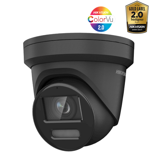 DS-2CD2387G2-LU 2.8MM BLACK C, 8MP turret 2.8mm met audio black