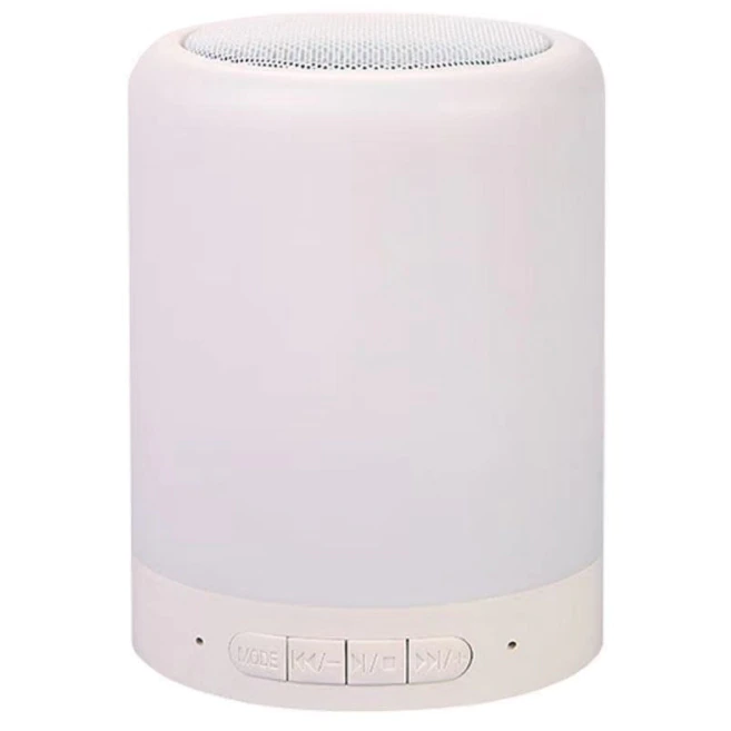 Thumbnail: Kleurrijke Nachtlampje Met Draadloze Bluetooth Speaker