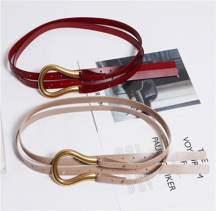 Miniatura: Leather Metal Buckle Belt