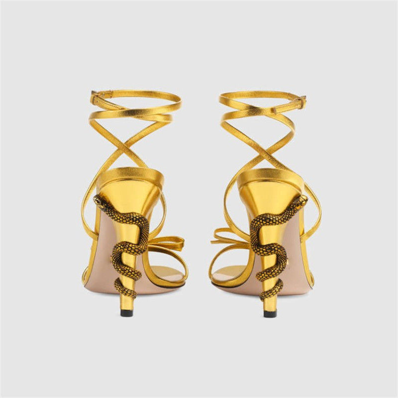 الصورة المصغرة: Strappy Snake Heels