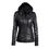 الصورة المصغرة: Detachable Hoodie Leather Jacket