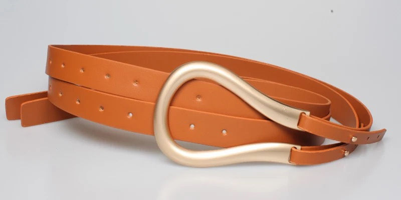 Miniatura: Leather Metal Buckle Belt