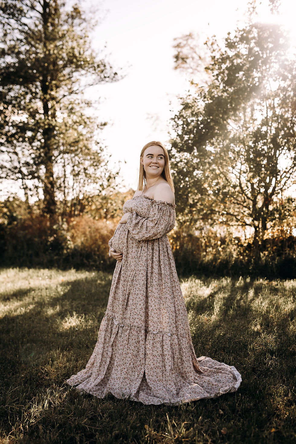 Florence Boho dress i fargen beige
