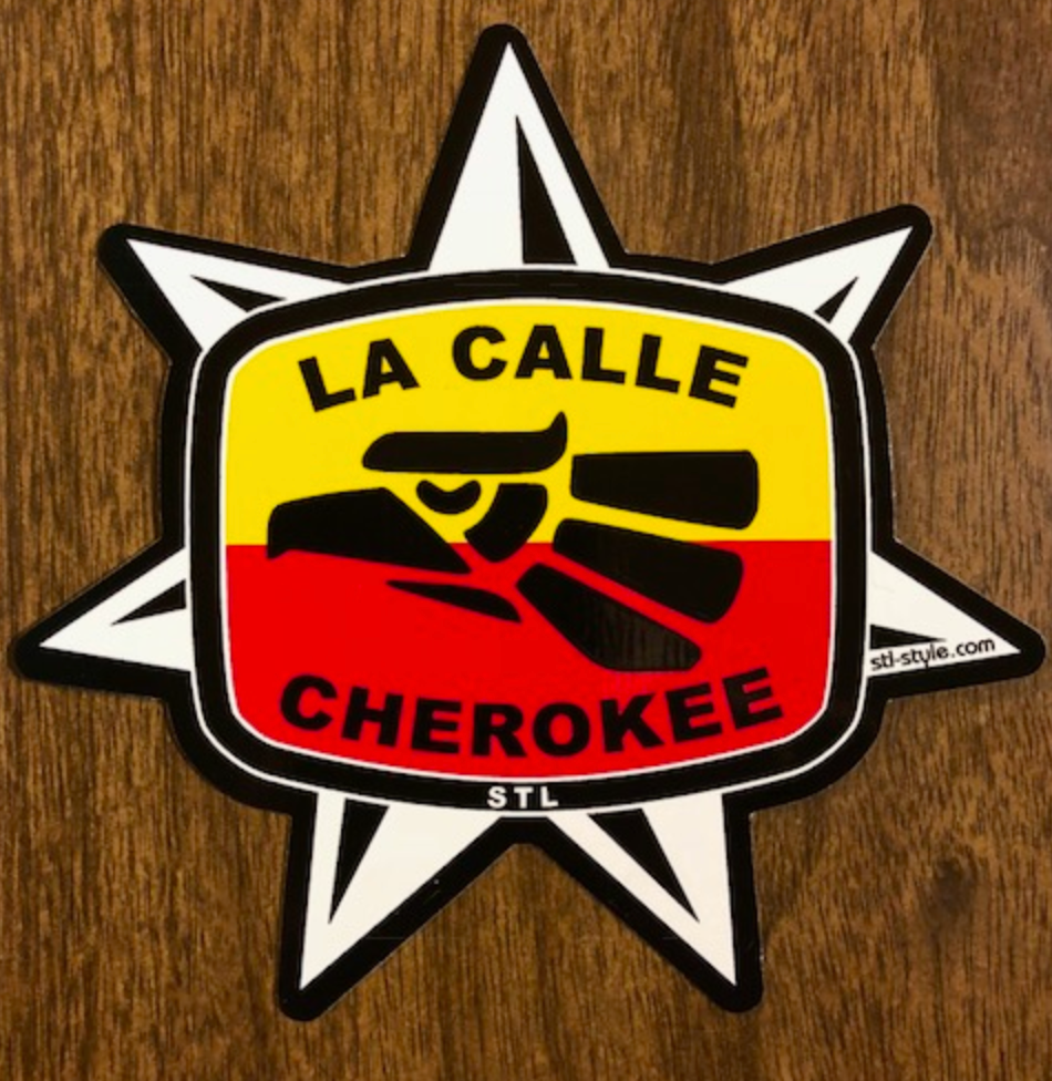 La Calle Cherokee Sticker