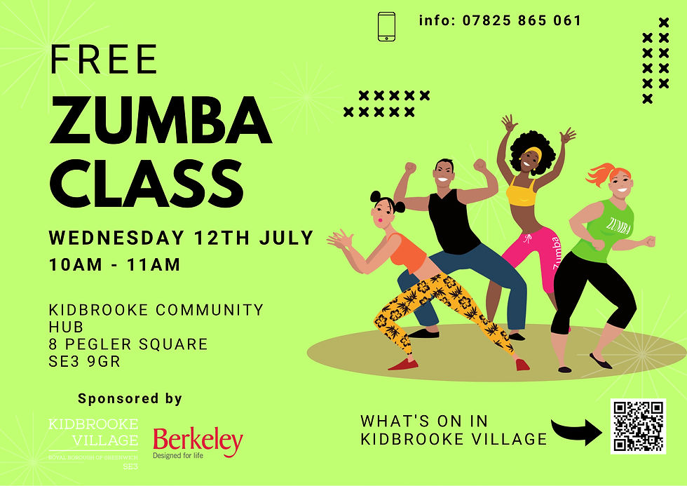 Free Zumba Class - Wednesdays 10 am - 11 am