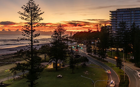 Kirra beach Sunset
