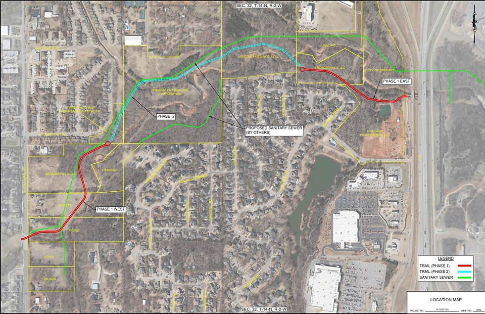 Creek Bend Trail in east Edmond