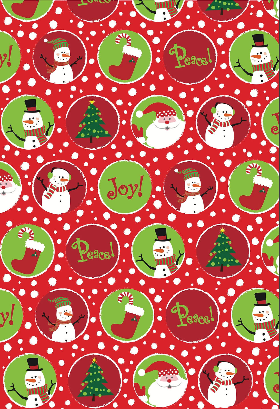 Santa and Friends Bubbles