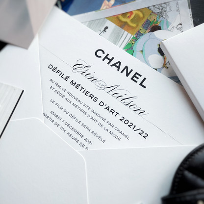 CHANEL - Spot Invitation Calligraphy