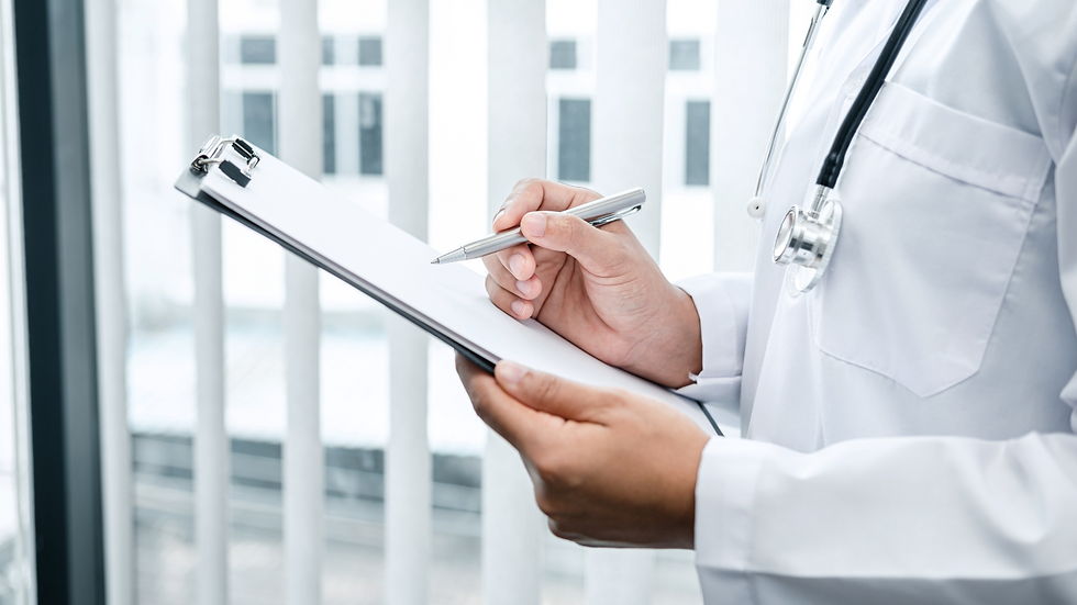 a doctor writing Respocare a script