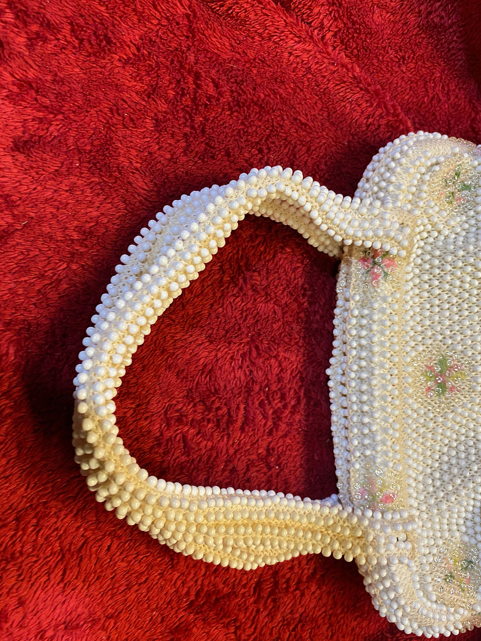 Thumbnail: Vintage Beaded purse, Corde-Bead