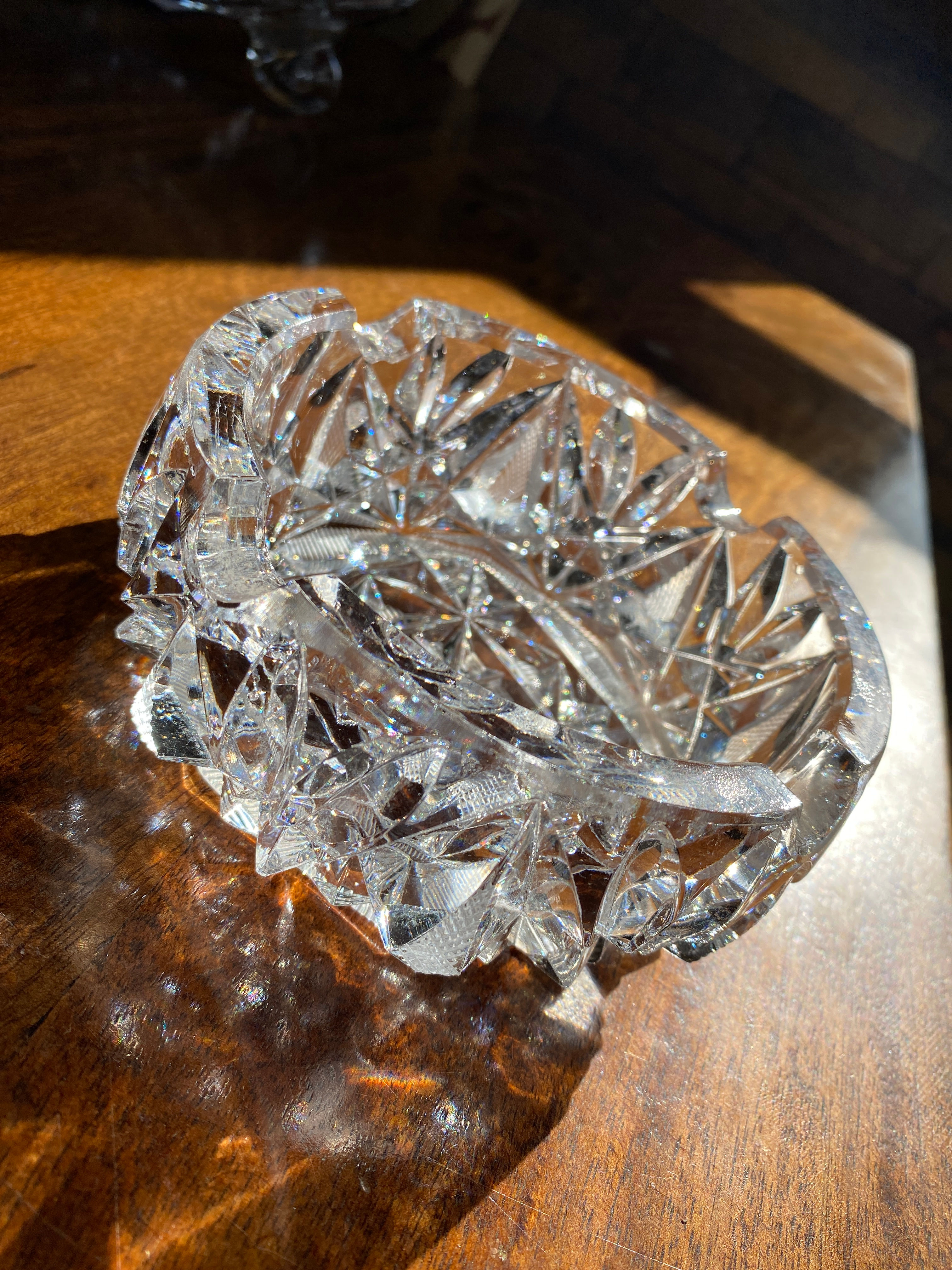 Lead Crystal Ashtray