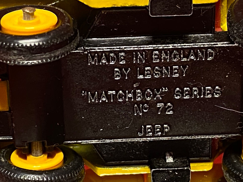 Thumbnail: vintage Matchbox Standard Jeep