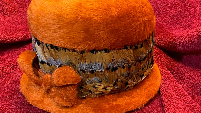 Vintage mohair Cloche