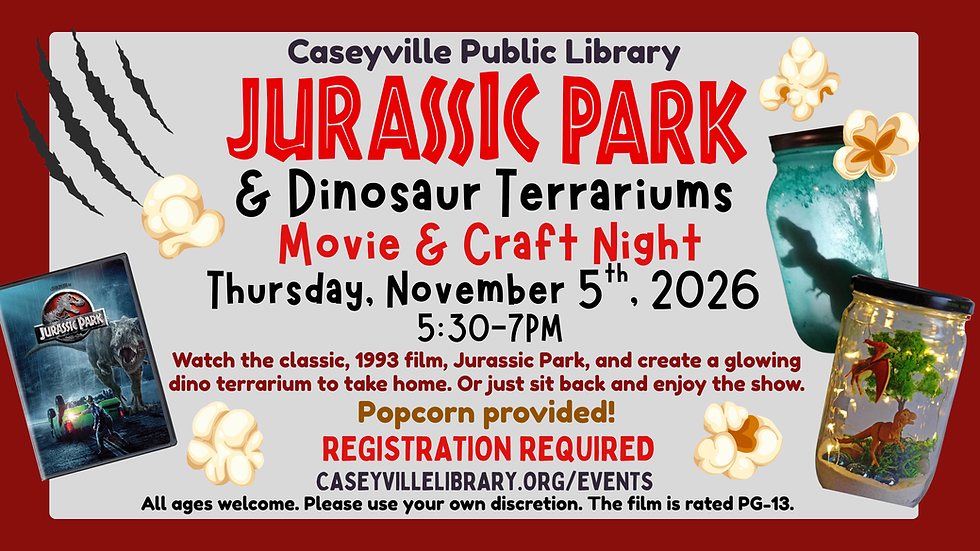 Jurassic Park & Dinosaur Terrariums