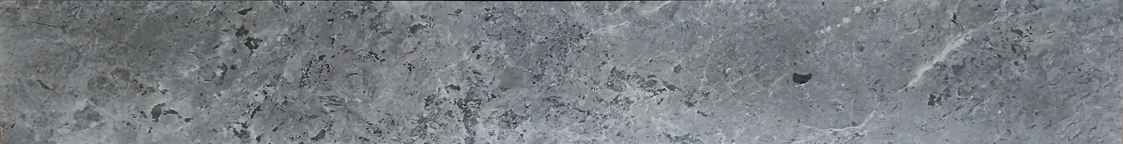 Contratreapta Piatra Naturala, Marmura Royal Grey 17X130X2 Cm, Polisata,Culoare Gri