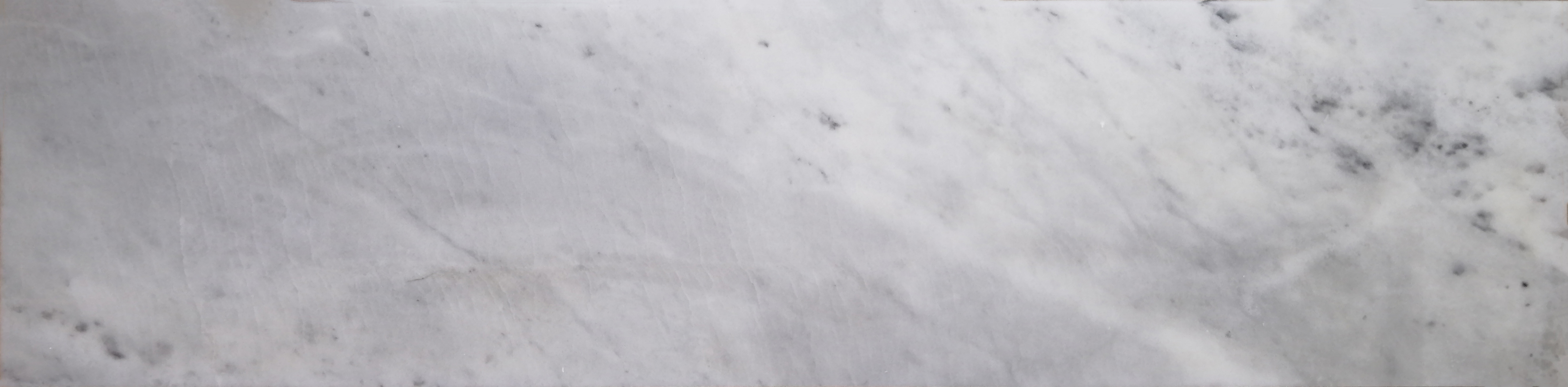 Treapta Piatra Naturala, Marmura Carrara Misty 32X130X2,Polisata, Culoare Gri