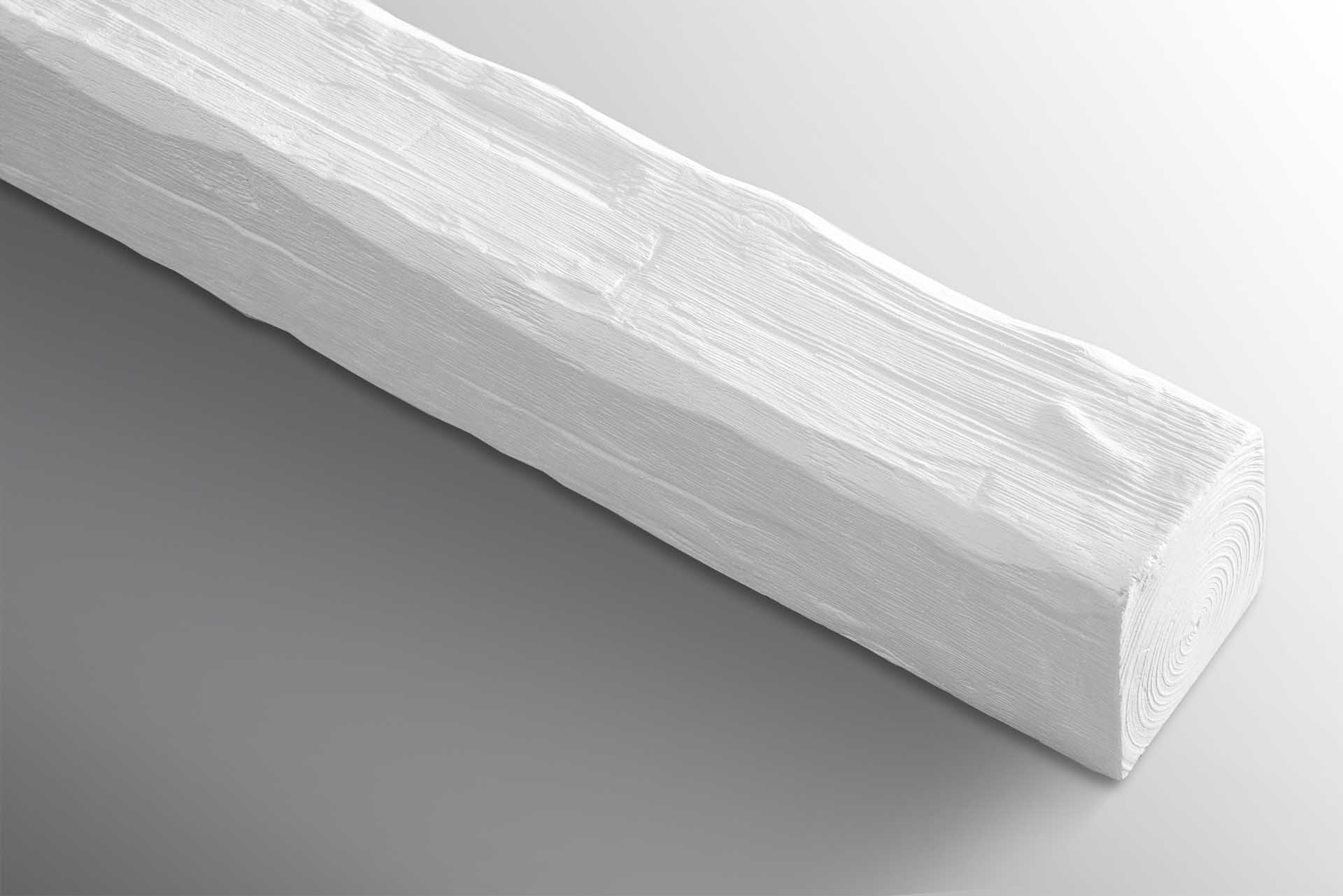 Rustic Br-02 White Rustic Beam