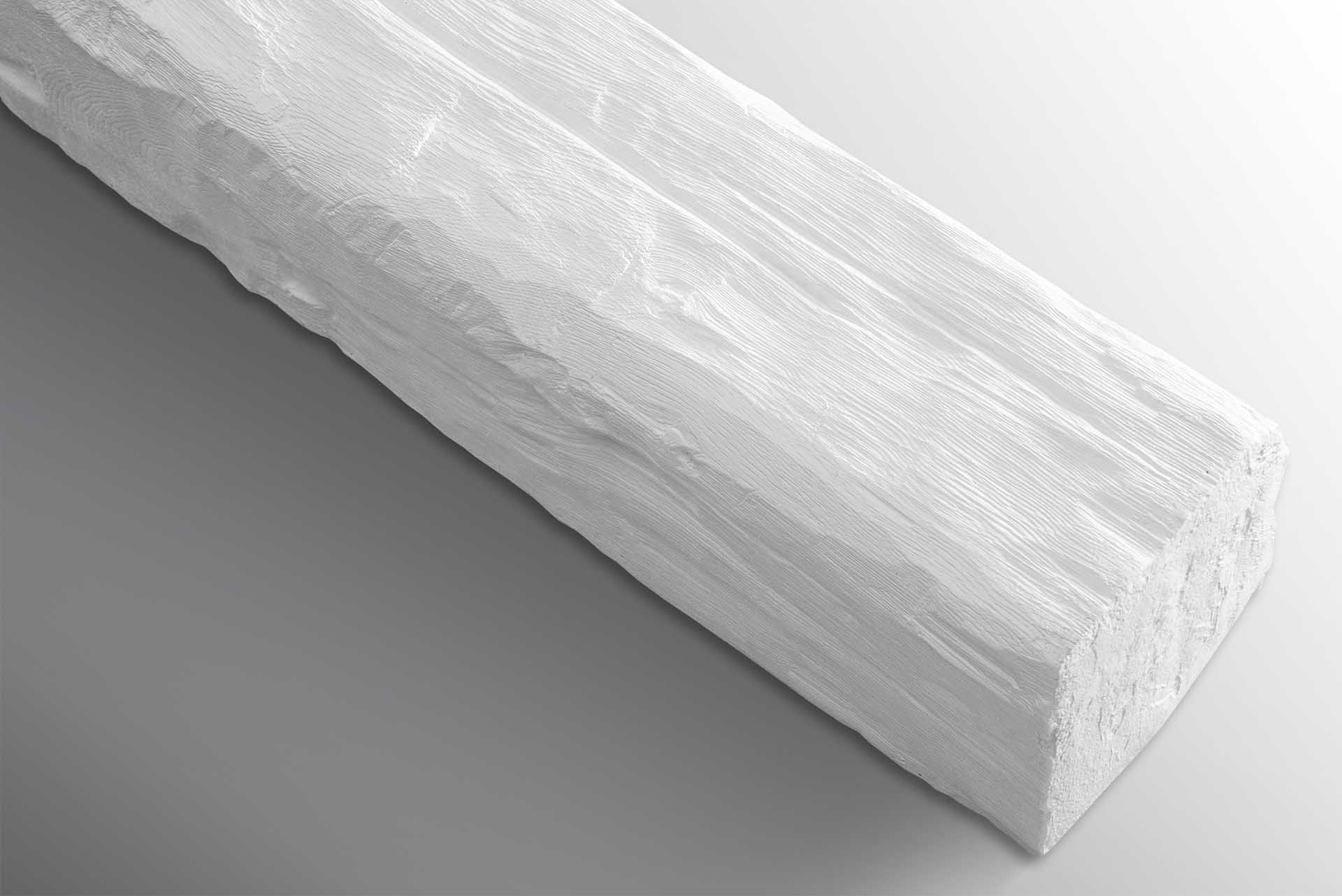 Rustic Br-04 White Rustic Beam 3.4