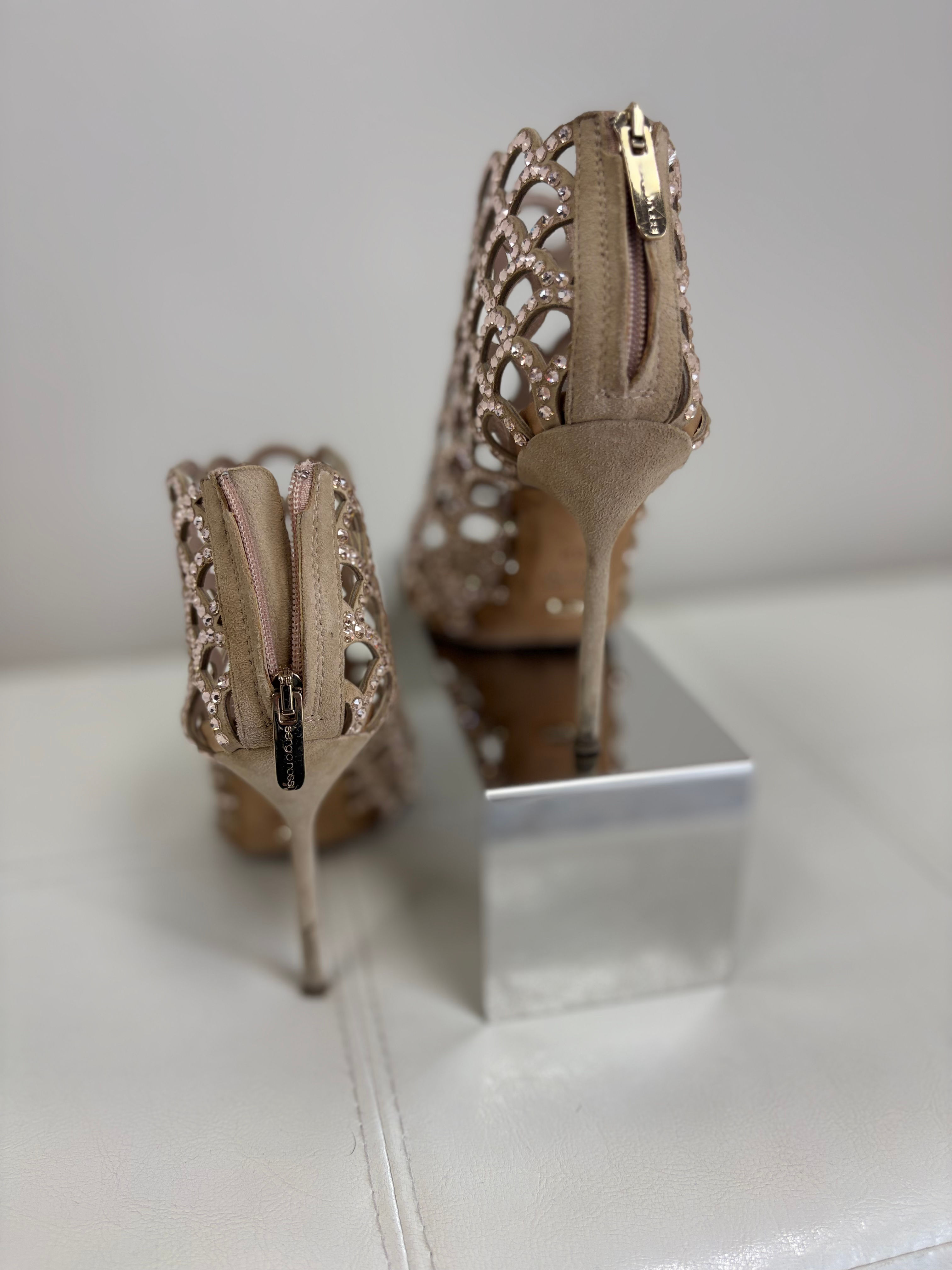 Sergio Rossi Bridal Heels