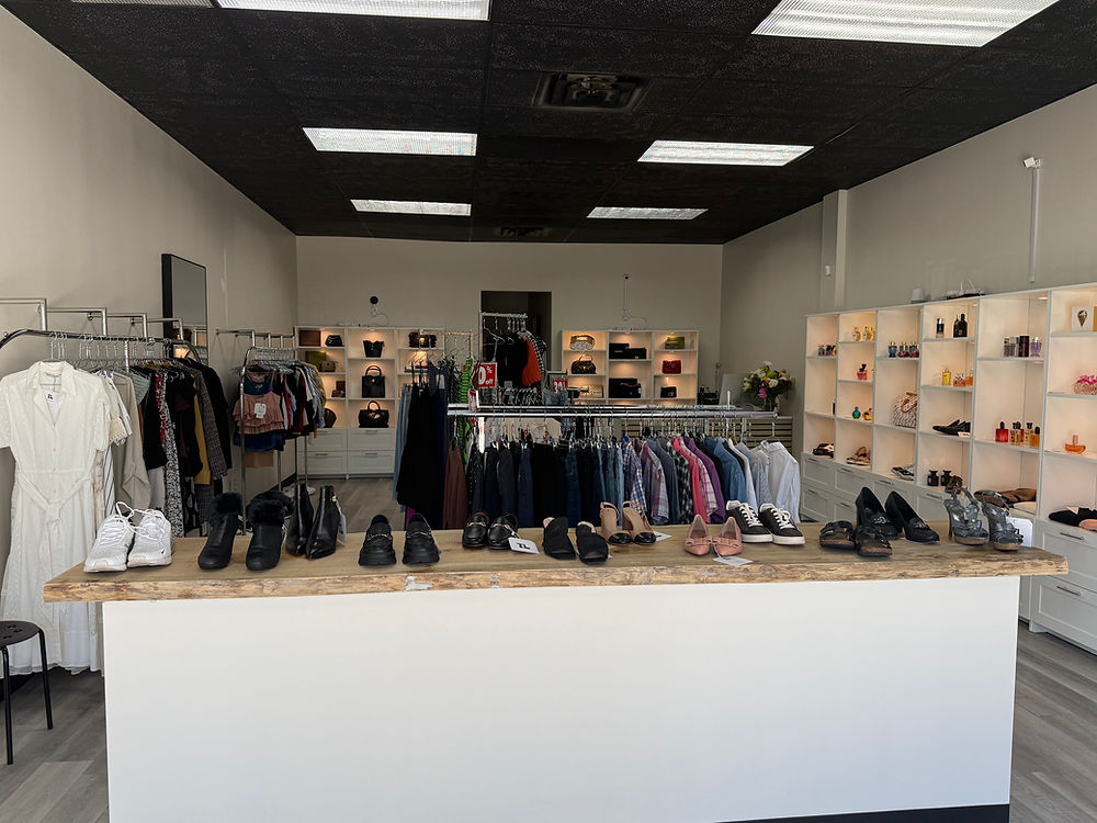 Interior of TCT Luxury consignment store