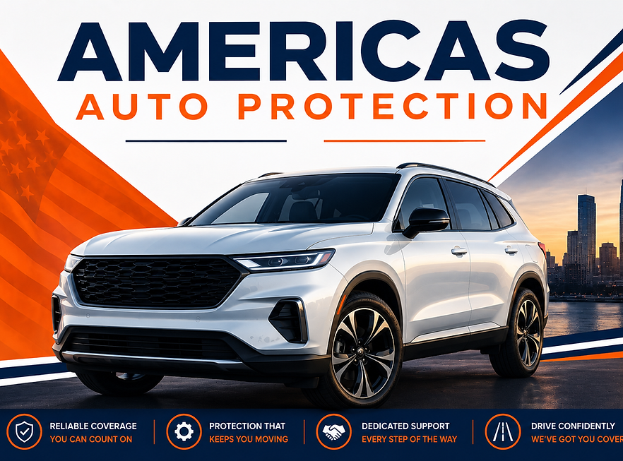 Americas Auto Protection Poster giving you 4 ideas on what we do