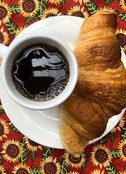 coffee and croissant