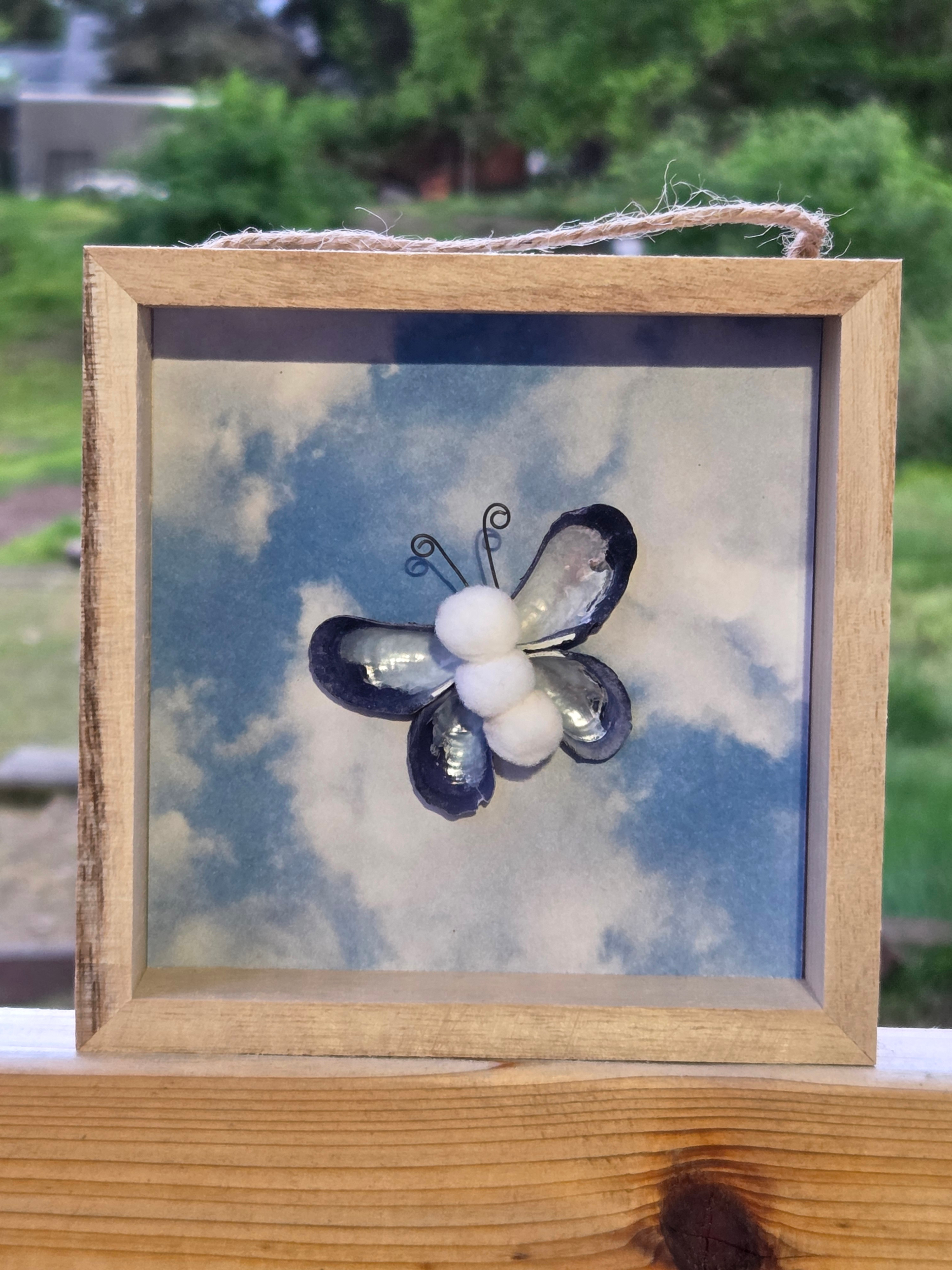 Butterfly in the Sky Framed Art