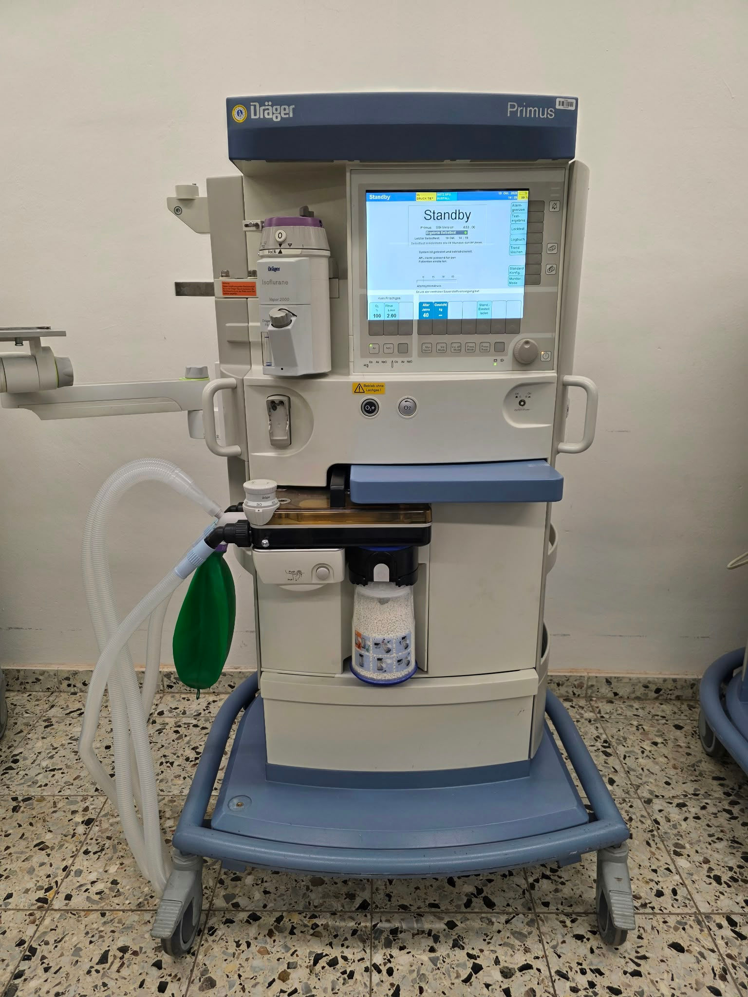 Dräger Primus Narkosegerät, Top . Baujahr 2015