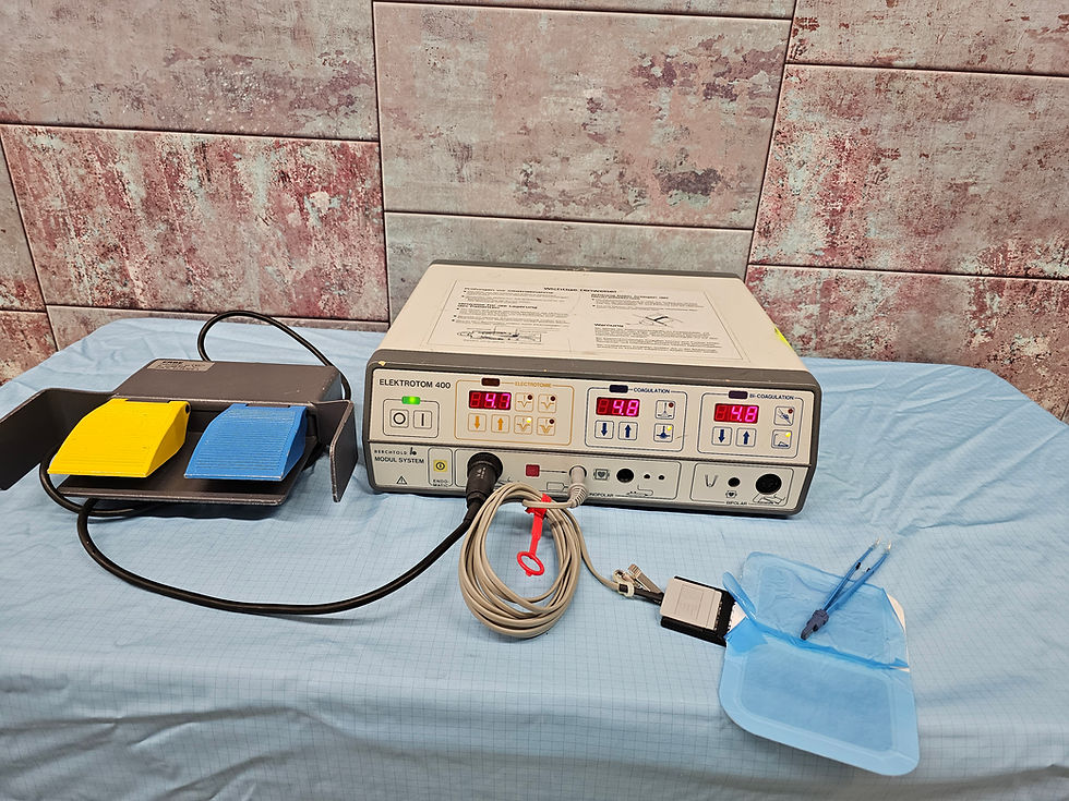 Miniaturbild: Berchtold Elektrotom 400mit Fussschlater Und Neutralelektrodenkabel