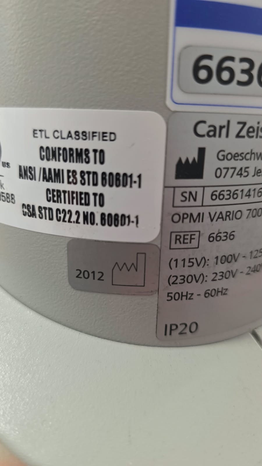 Miniaturbild: ZEISS OPMI Vario 700 – Operationsmikroskop für die Neurochirurgie