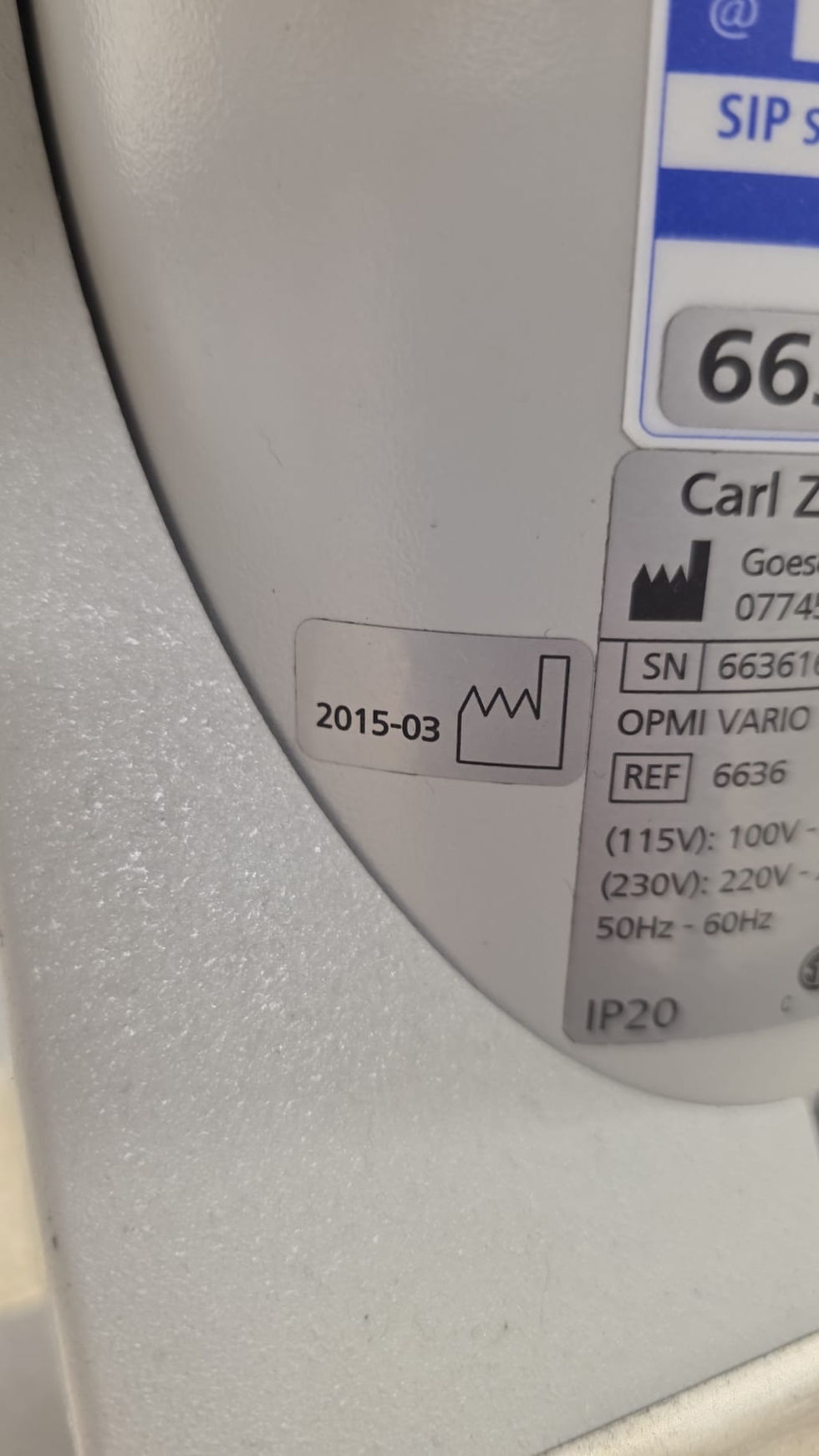 Miniaturbild: Zeiss Vario 700 OP-Mikroskop für Neurochirurgie, Baujahr 2015