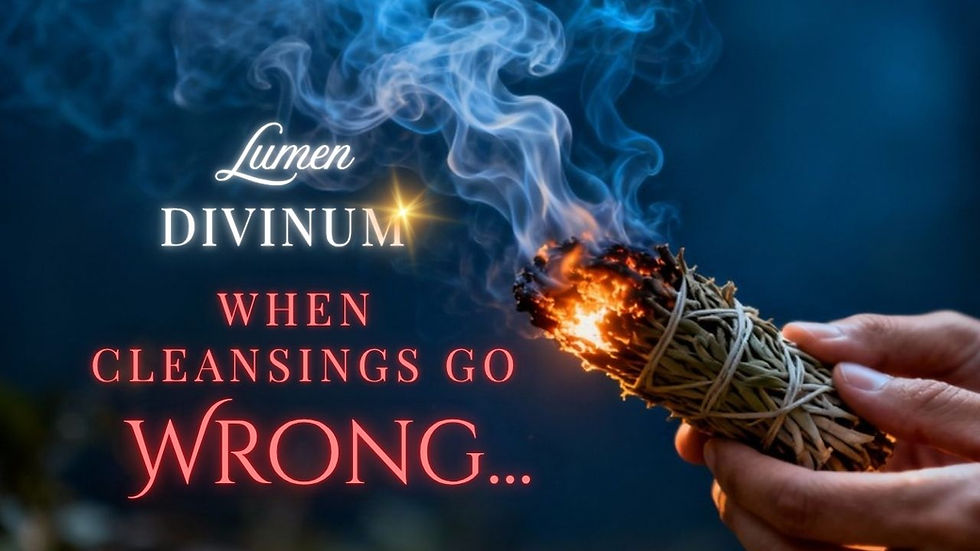 the dangers and adverse reactions of spiritual cleansings