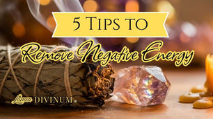 5 tips to remove negative energy, spiritual cleansing tips, sage, smudge bundle, crystals, how to remove negative energy, blog post