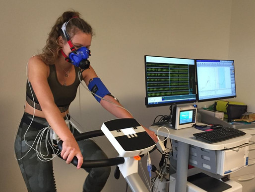 Marie Bovard, test d'effort et spirométrie.