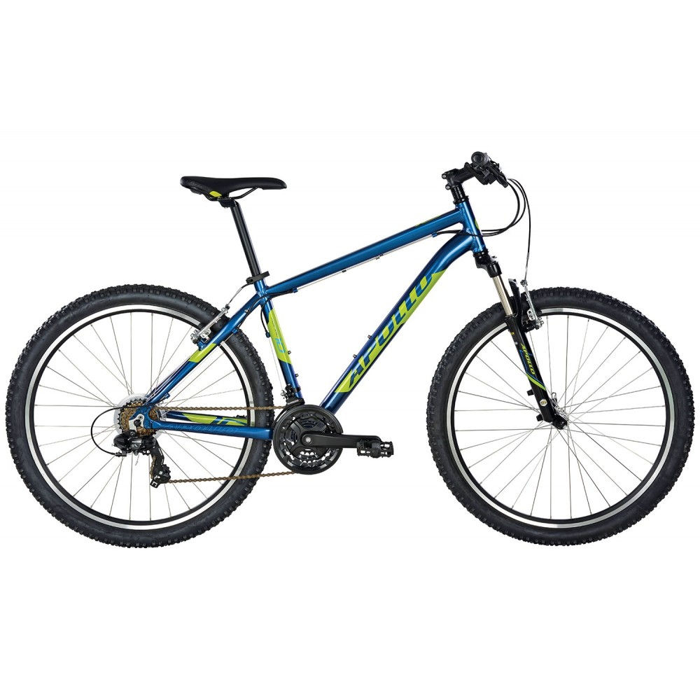 Велосипед 27,5" Apollo ASPIRE 10 2017 Gloss Navy Blue/Gloss Lime