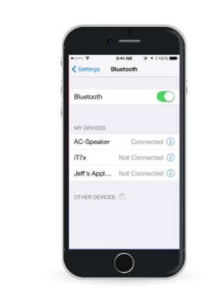Bluetooth speaker easy pairing