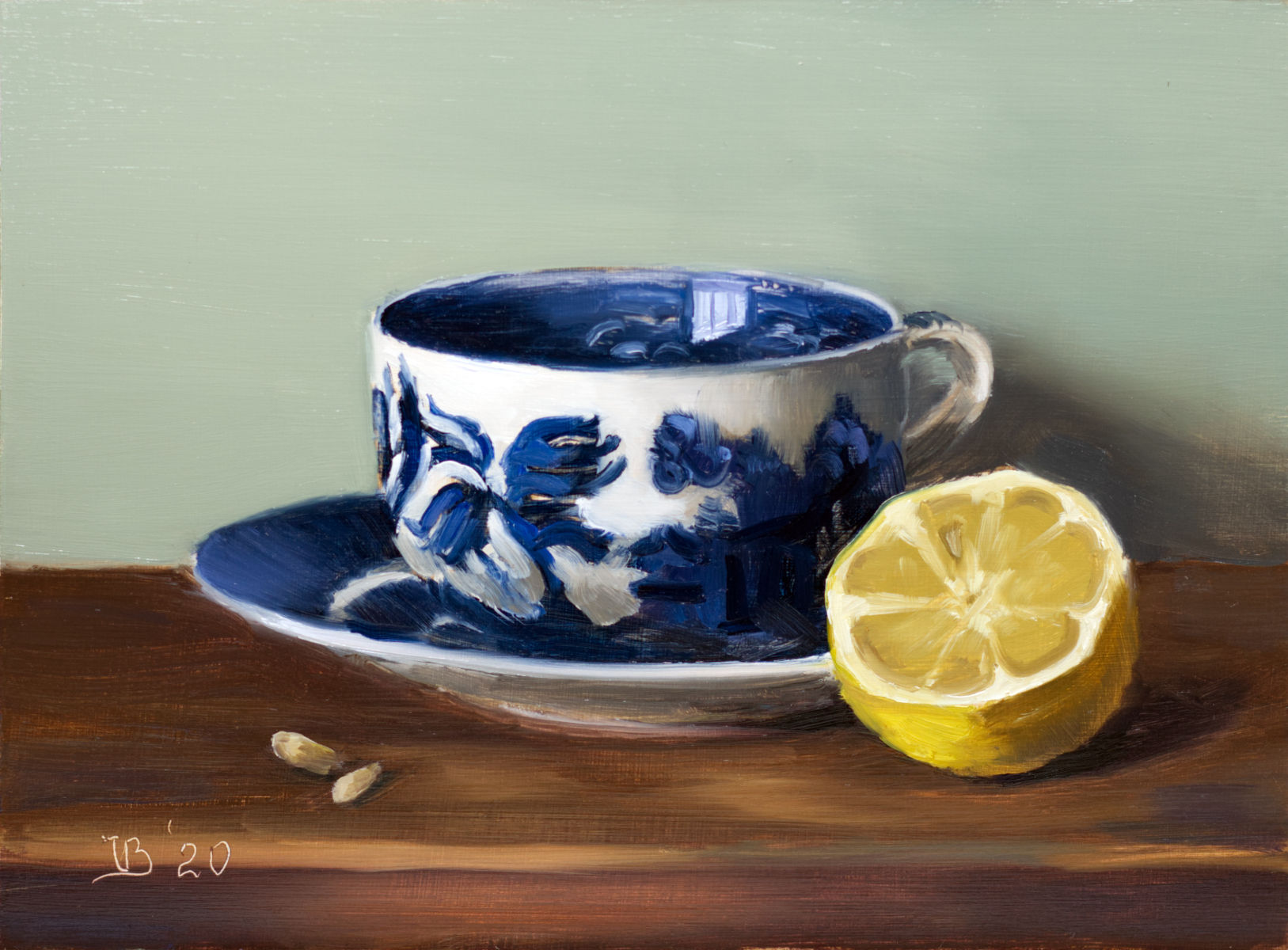 Blue Willow and Lemon