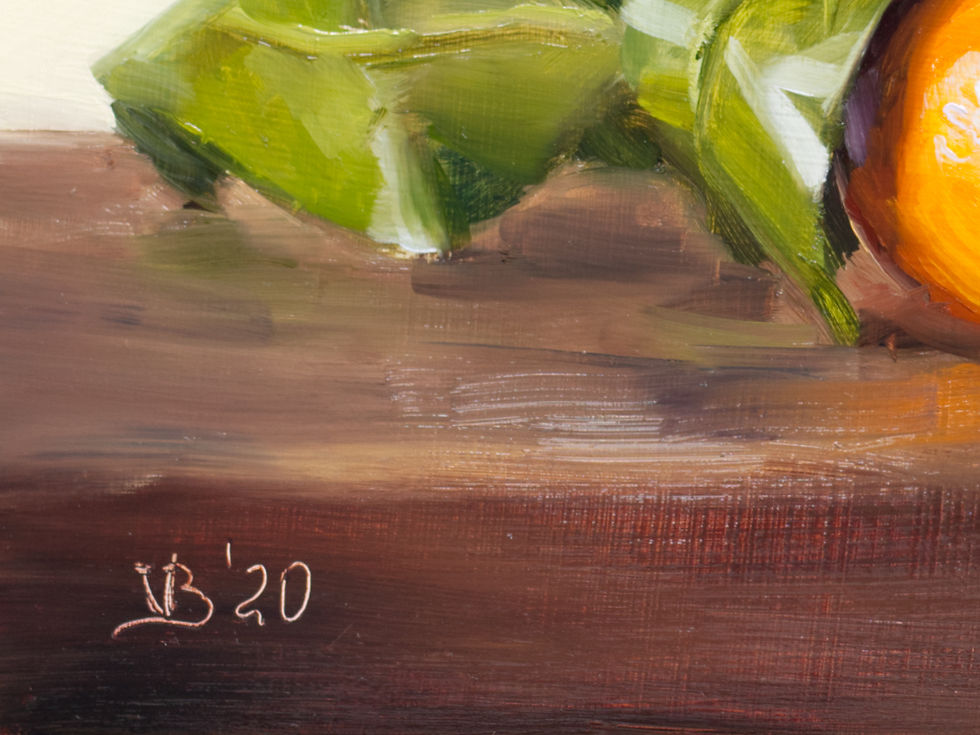 Thumbnail: Mandarin Orange with Leaves