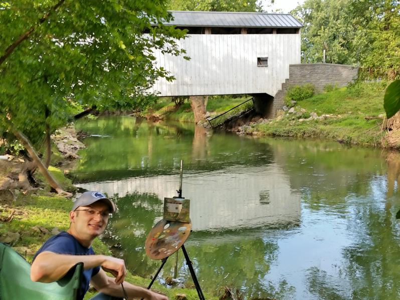 Thumbnail: Late Afternoon At The Covered Bridge
