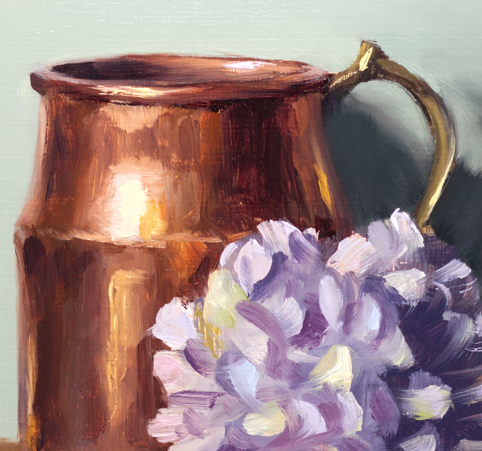 Thumbnail: Hydrangeas and Copper