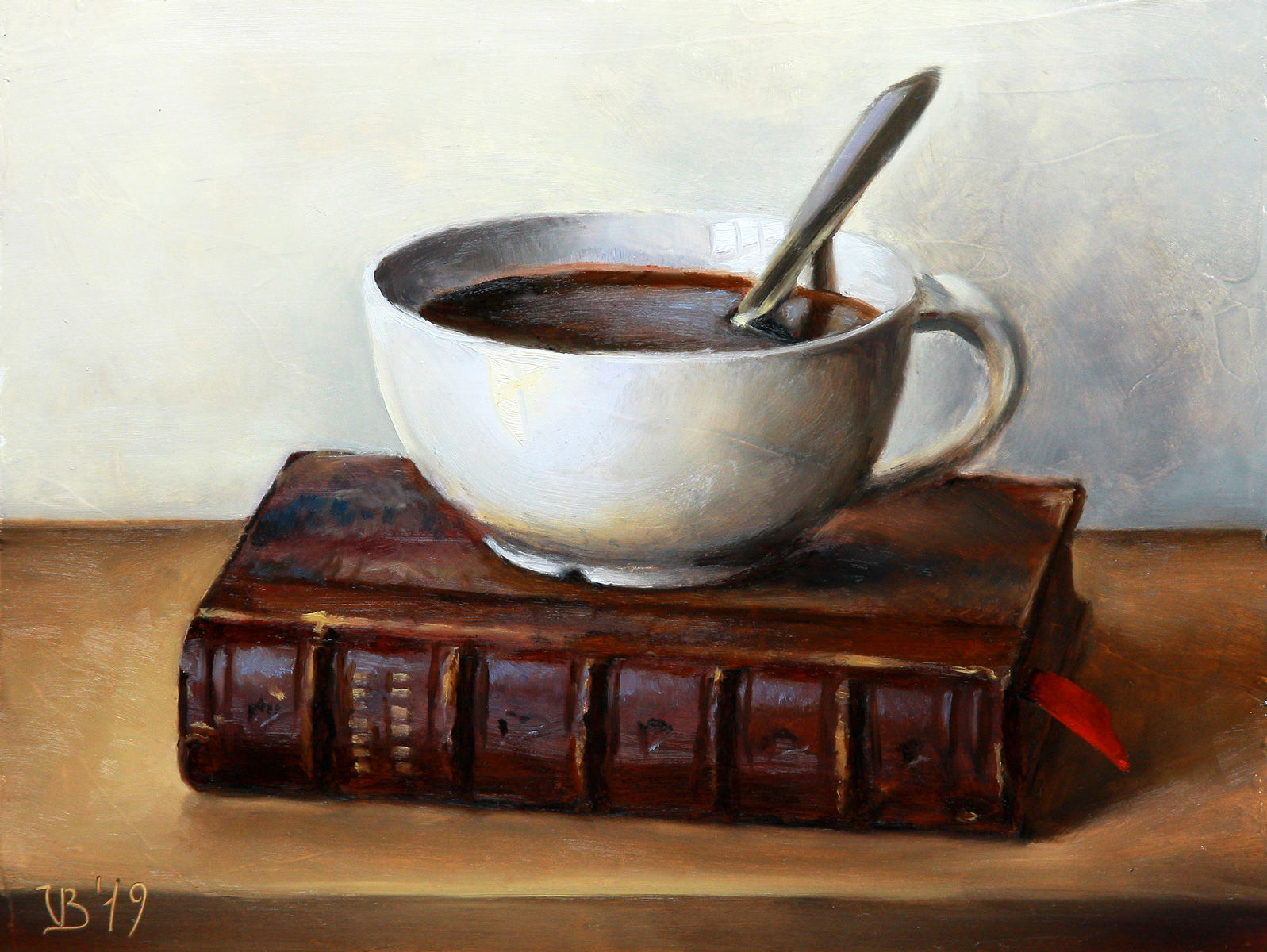 Antique Book and Coffee