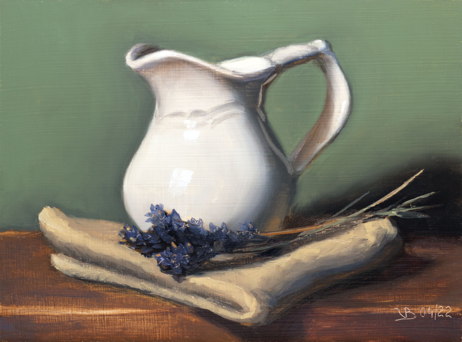 Milk Jug and Lavender