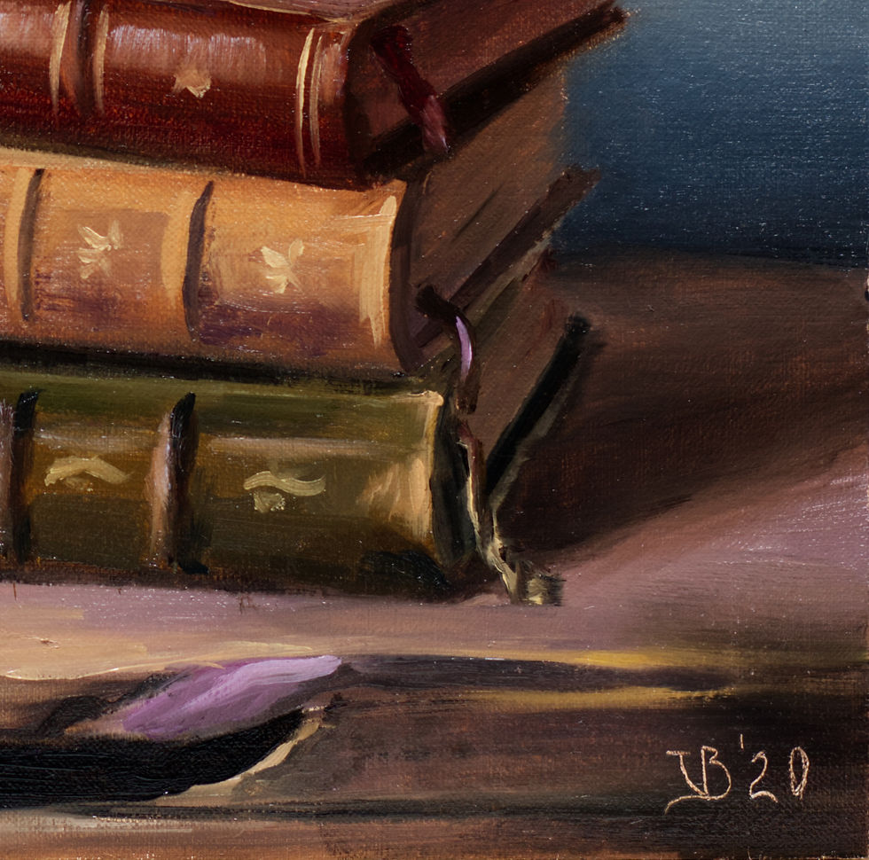 Thumbnail: Antique Books and Lavender