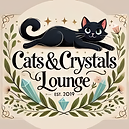cats and crystals signage