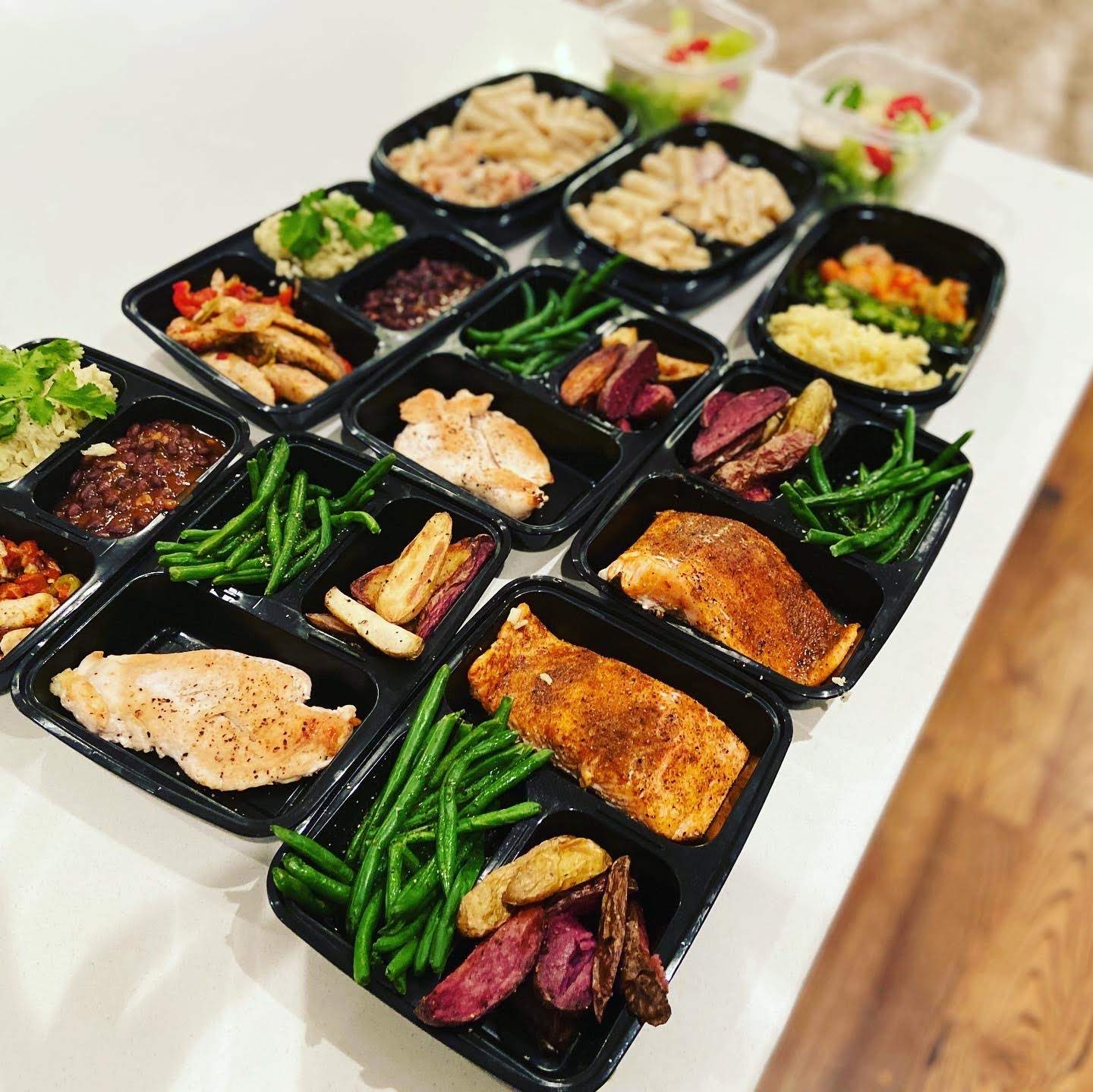 Arranged Food and Objects