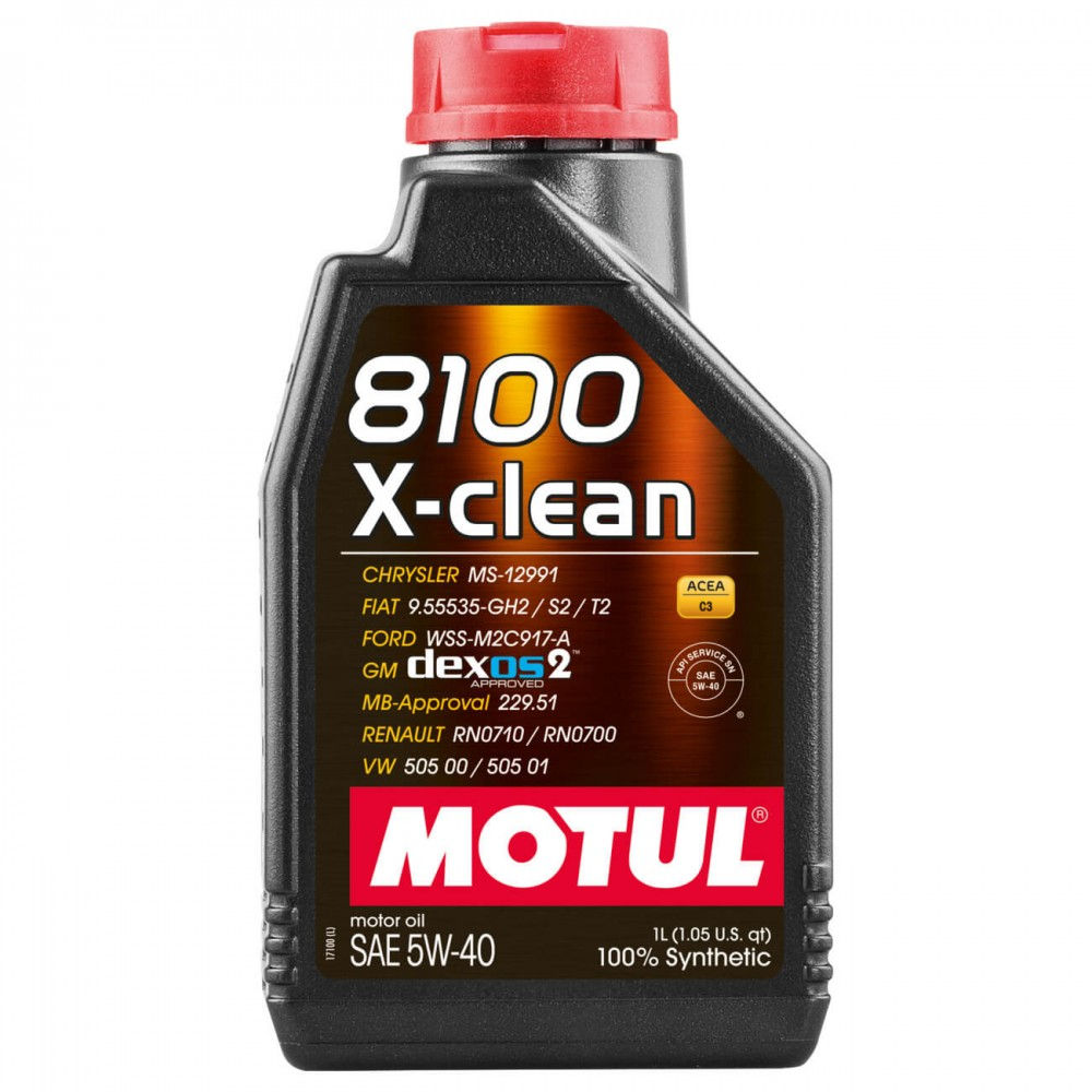 MOTUL 8100 X-CLEAN 5W40 1L