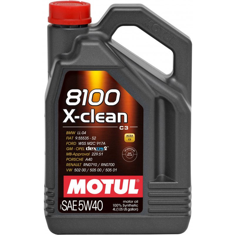 MOTUL 8100 X-CLEAN 5W40 4L