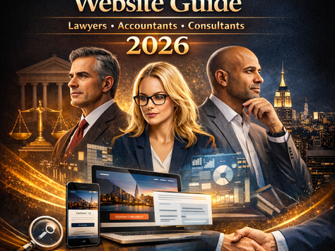 Professional Services Website Guide: Lawyers, Accountants, Consultants (2026)